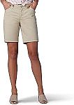 Lee Women's Regular Fit Chino Bermuda Short $11.50