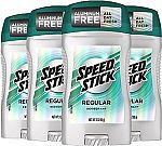 4-Pack 3-Oz Men's Speed Stick Deodorant $2.37