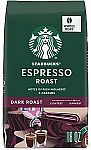 18 oz Starbucks Dark Roast Whole Bean Coffee - Espresso $9 and more