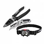 Husky 6-in-1 Multi-Function Pliers + Pro Utility Knife + Headlamp $14