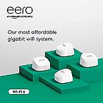 Amazon eero 6+ mesh Wi-Fi system 4-pack $285