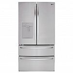 LG 29 cu. ft. French Door Refrigerator with Slim Design Water Dispenser $1000