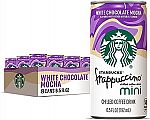 8-pack Starbucks Frappuccino Coffee Drink, White Chocolate Mocha, Mini $7.58