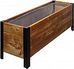 Amazon Basics Recycled Wood Rectangular Garden Planter $38.92