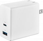 Insignia 72.5W 2-Port USB-C / USB-A Wall Charger $16.99