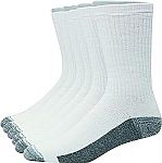 6-Pair Hanes Men Ultra Cushion FreshIQ Odor Control with Wicking Crew Socks $6.70