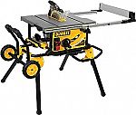DEWALT Table Saw 10" With Rolling/Collapsible Stand $474