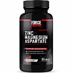 60-Count Force Factor Zinc Magnesium Aspartate Tablets $5.16