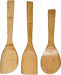 IMUSA USA Cookware Spoon Set 3-Piece, Bamboo $3.77