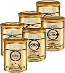 6-Pk 8.8 Oz Lavazza Qualita Oro Ground Coffee Blend, Medium Roast $20