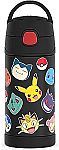 THERMOS FUNTAINER 12 Oz Stainless Steel Vacuum Insulated Kids Straw Bottle, Pokemon $12