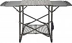 Cuisinart Take Along Portable Aluminum Grill Stand w/ Side Shelves $50.15