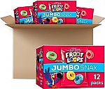 48-Count Kellog's Fruit Loops or Apple Jacks Jumbo Snax Cereal Snacks $13.44