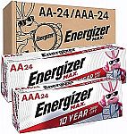Energizer 24 Max AA and 24 Max AAA batteries $20.53 and more