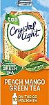 10-Ct Crystal Light Sugar-Free Peach Mango Green Tea On-The-Go Powdered Drink Mix $1.37