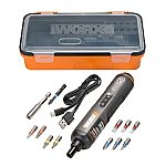 Worx 4V 3-Speed Cordless Screwdriver w/ 12 Bits & Case $19.98