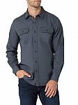 Wrangler Men's Long Sleeve Epic Soft Woven Shirt $11