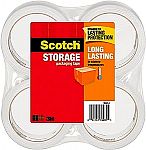 Scotch Long Lasting Storage Packaging Tape, 1.88" x 54.6 yd $11