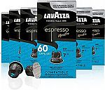 60 Count Lavazza Espresso Decaffeinated Dek Medium Roast $15 and  more