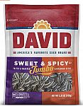 12-pack DAVID Seeds Roasted and Spicy Jumbo Sunflower Seeds, 5.25 oz $19.24