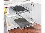 2-Pk Pop-It Expanding Sliding Cabinet Organizer w/ Liner: Small $33