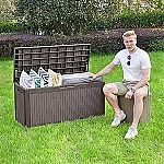 YITAHOME 100 Gallon Large Resin Deck Box $70