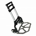 176 lbs Folding Aluminium Cart Luggage Trolley Hand Truck with Black Bungee Cord $27