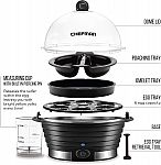 Chefman Electric Egg-Maker Rapid Steaming Cooking System $8.28