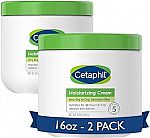 2-pack 16oz Cetaphil Body Moisturizer, Hydrating Moisturizing Cream $14.60