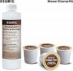 Keurig Brewer Cleanse Kit w/ Descaling Solution & Rinse Pods $7.99