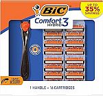 17-Ct BIC Comfort 3 Hybrid Disposable Razors $8.52 & more