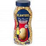 12-Pack 16-Oz PLANTERS Unsalted Dry Roasted Peanuts $20.87
