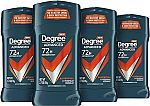 4-Pk 2.7 Oz Degree Men Advanced Antiperspirant Deodorant $9.68