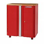Husky 24-Gauge Steel 2-Door Garage Base Cabinet (Red) $130.50