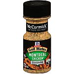 6-Count 2.75-Oz McCormick Grill Mates: Montreal Chicken Seasoning $7.07 and more