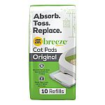 6-Pk 10 ct. Purina Tidy Cats Breeze Litter System Cat Pad Refills $28.61