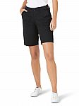 Lee Women's Relaxed Fit Avey Knit Waist Cargo Bermuda Short $13.80