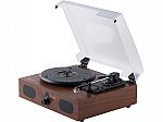 AmazonBasics Desktop Turntable Record Player with Built-in Speakers and Bluetooth $20