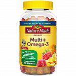 140-Ct Nature Made Multivitamin + Omega-3 Gummy Vitamins 2 for $14.50