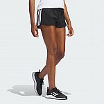 adidas Women's Pacer 3-Stripes Shorts $9.75 + Free Shipping