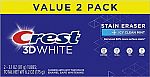6-Ct Crest 3D White Stain Eraser Teeth Whitening Toothpaste $10