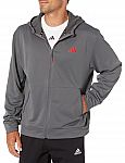 adidas Men's Training Essentials Seasonal Woven Full-Zip Jacket $15.76