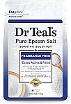 4 lbs Dr Teal's Pure Epsom Salt Soak $3.47 + $0.50 Amazon Credit