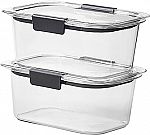 Rubbermaid Brilliance 4.7 Cup Food Storage Containers Set of 2 $9