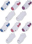 Fruit of the Loom Girls' 10-Pair Everyday Soft No Show Socks $5