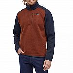 Patagonia Men's Better Sweater 1/4 Zip Pullover $54