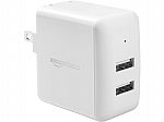 AmazonBasics 24W Two Port USB-A Wall Charger $3.99 (App Required)