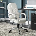 Orren Ellis Enosburg Faux Leather Executive Chair $95 and more