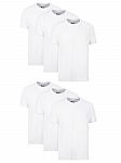 6-Pack Hanes Men's 100% Cotton Moisture-Wicking Crew Tee Undershirts $15.18
