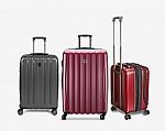 DELSEY Helium Titanium 19" Hard Case Spinner Expandable Suitcase $69.99 and more